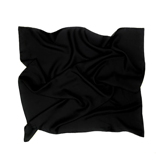 Classic Silk Scarf in Black