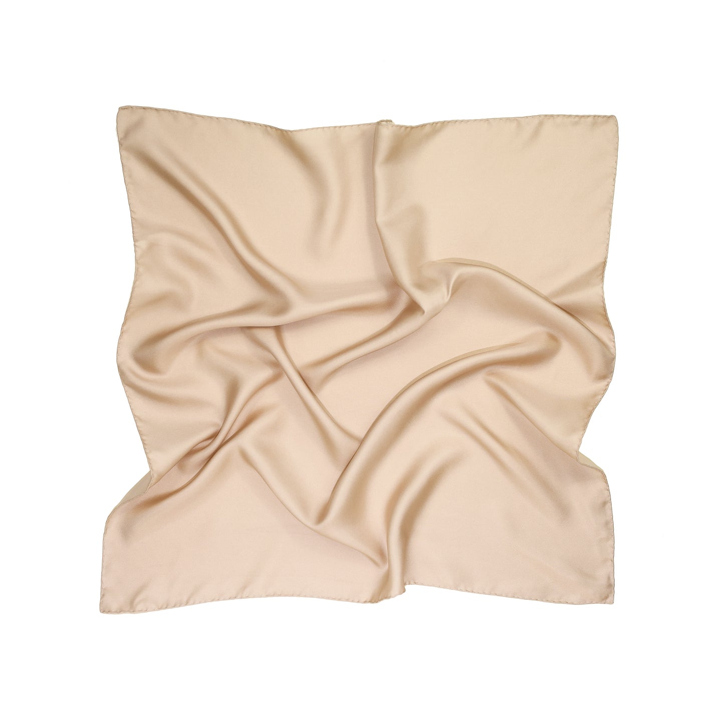 Classic Silk Scarf in Champagne