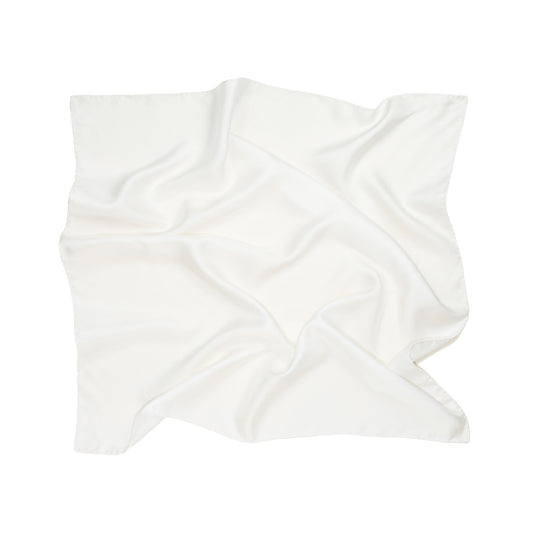 Classic Silk Scarf in Ivory